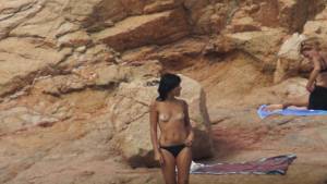 Sardinia italy brunette teen on beach voyeur spy x259-l7c46juzgk.jpg