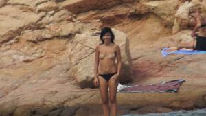 Sardinia italy brunette teen on beach voyeur spy x259-m7c469ig0k.jpg