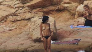 Sardinia italy brunette teen on beach voyeur spy x259-b7c46k1ev7.jpg
