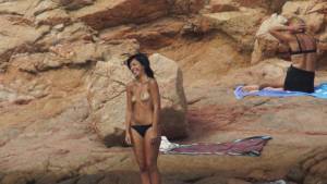 Sardinia italy brunette teen on beach voyeur spy x259-k7c46nmvob.jpg