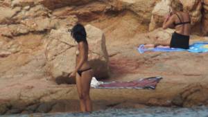Sardinia italy brunette teen on beach voyeur spy x259-m7c46mgxa3.jpg