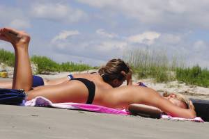 Blonde College girl on Charleston beach. Bare back, chest down & ass up-n7cs9qc4xp.jpg