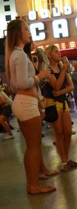 Cute blonde teen in a crop top with sweet white shorts-k7dc5isaw3.jpg
