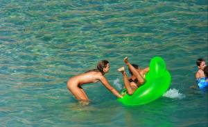 Three Nudist Girls and Green Water Floater (65 Pics)-b7dvwq5ii3.jpg