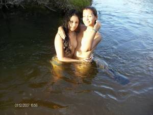 Lesbian Girls Relax In the River [x24]b7fa770agj.jpg